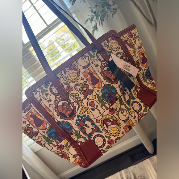 (NWT) Beauty and the Beast Large Shopper Tote 🥀 Dooney & Bourke - Picture 7 of 8